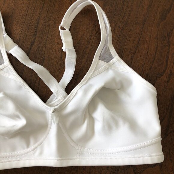 WonderBra Style W2483 Wire Free No Poke Side Stay Bra White Sz 38B NWT - Picture 8 of 14